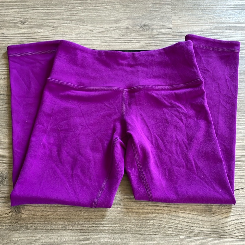 Purple Lululemon Crop Leggings